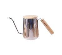 YIXANNX Elegante bollitore per caffè a collo d'oca e teiera Robusta caffettiera a goccia per caffè domestico con beccuccio collo d'oca per una bella e ancontrollata, specchio Argento, 350 ml