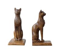 YIXANNX Fermalibri vintage a forma di gatto, statuetta decorativa, decorazione per ufficio e casa, regalo per gli amanti dei gatti, ma anche pratici fermalibri per evitare che i