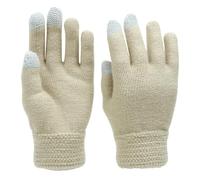 YIXANNX Guanti invernali da uomo Interdigital Gorros De Invierno Para Hombres Fodera in peluche Classico stile di lavoro a maglia Varie occasioni, Beige