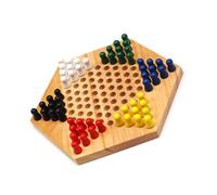 YIXANNX Hexagon Wood Educational Board Dama Cinese Gioco Intelligente Strategia Prescolare Tradizionale Chess Kindergarten