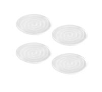 YIXANNX I cuscinetti per gambe dei mobili in silicone ammortizzato garantiscono un'eccezionale resistenza allo scivolamento del pavimento, garantiscono, Girare, Diametro 4 cm