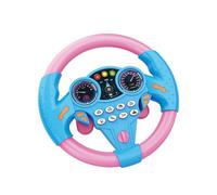 YIXANNX Il Giocattolo di Simulazione del Volante per i Bambini incoraggia Il Gioco fantasioso. I Bambini Possono sentirsi avventurosi Giocattoli del Volante, Blu+Rosa