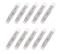 YIXANNX Indicatore luminoso 10X Lampada laterale Forniture per auto Installazione pratica di lunga durata Risparmio di spazio impermeabile Mantieni la comodità sicura, Bianco