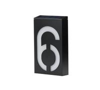 YIXANNX Lampada da parete a luce solare guida lampada da parete solare lanterna giardino ricaricabile indirizzo casa alimentata impermeabile, Sei