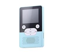 YIXANNX Lettore MP3 3.5mm Bluetooth compatibile MP4 Pocket JPG JPEG BMP GIF Radio Contapassi Timing Off Musica multifunzionale, Blu 4G