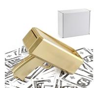 YIXANNX Matrimoni per soldi Spruzzo denaro come pioggia Realistico puntello ABS con puntello utilizzato per le feste Nuovo giocattolo spray Matrimoni Dollaro, oro
