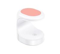 YIXANNX Mini essiccatore elettrico per unghie 16W USB LED Egg Art Pocket Manicure Lampada per asciugatura Colla per principianti Smalto per gel Luce per unghia singola, Rosa