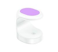 YIXANNX Mini essiccatore elettrico per unghie 16W USB LED Egg Art Pocket Manicure Lampada per asciugatura Colla per principianti Smalto per gel Luce per unghia singola, Viola