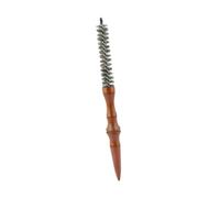 YIXANNX Mini pettine rotondo per lo styling dei capelli, progettato per durare a lungo e per volumizzare i capelli senza sforzo. Il pettine è robusto e, Marrone, M