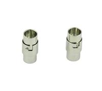 YIXANNX Perline terminali Chiusure magnetiche Accessori fai da te per gioielli leggeri Estremità dei tubi incollate e estremità del cordone Crimp per un facile lavoro