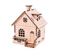 YIXANNX Puzzle in legno 3D per custodie musicali, kit per case musicali, esperienza pratica e divertente per stimolare il pensiero creativo, modello educativo fai da te, regalo