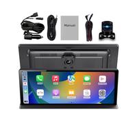 YIXANNX Riproduzione wireless portatile per auto Registrazione in loop automatico Android Collegamento specchio G-Sensor Bluetooth Funzione di localizzazione GPS opzionale, Senza traccia GPS