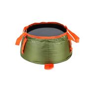 YIXANNX Secchio da pesca Borsa da trasporto per barili pieghevoli Multicolore Multifunzionale Resistenza all'usura Design ispessito Forniture per esterni, Verde