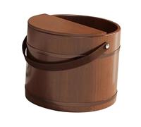 YIXANNX Secchio per pediluvio Versatile vasca per i piedi in legno Opzione per immergere i piedi e dopo una lunga giornata all'aperto può immergere in acqua calda per far scomparire la fatica e la