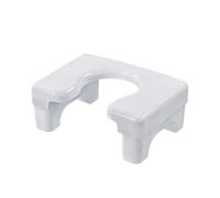 YIXANNX Sedile WC accovacciato in materiale spesso - Perfetto per le donne incinte Sgabello da bagno per adulti Sgabello per WC per bambini in PP, bianco, Stile corto