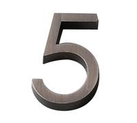 YIXANNX Segnali per porte d'ingresso in plastica 3D per ufficio Edificio per interni Indirizzo esterno Piastre a base piatta Piastre per sale riunioni Famiglia, Numero 5