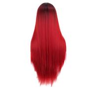 YIXANNX Sentiti bella e a tuo agio con la parrucca sintetica resistente, parrucca con capelli lunghi e lisci, parrucche sintetiche, cuoio capelluto realistico, 9582-13