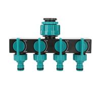 YIXANNX Separatori d'Acqua a 4 Vie Raccordi per connettori per irrigazione da Giardino Valvole Distributore Automatico di adattatori per rubinetti per Tubi in plastica