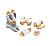 YIXANNX Set di scienze per bambini da 4 pezzi Set di esplorazione microscopica per scienze del mondo lontano e vicino giocattoli per bambini Monocoli , Insieme microscopico