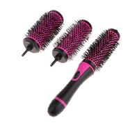 YIXANNX Set di spazzole termiche rotonde con canna rotonda staccabile e perni antistatici per un'asciugatura e un arricciamento rapidi. Spazzola per capelli per l'asciugatura e la lisciatura.