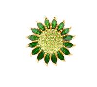 YIXANNX Spille da donna Elegante spilla a forma di girasole Spilla smaltata Fiori estetici Gioielli moderni Regali per le donne