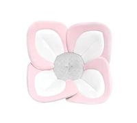 YIXANNX Tappetino per vasca da bagno per bambini Esperienza di balneazione per genitori e bambini Più salute ambientale Tappetino per sedile in rete di fiori per bagnetto, Lato rosa, 80 cm