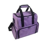 YIXANNX Tutto l'essenziale in un Per unico posto con una borsa organizer elegante e facile da pulire, grande borsa cosmetica resistente e di lunga durata, viola