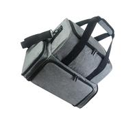 YIXANNX Tutto l'essenziale in un Per unico posto con una borsa organizer elegante e facile da pulire, grande borsa cosmetica resistente e di lunga durata, grigio