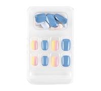 YIXANNX Unghie finte Rimovibili Alla moda Abbinamento perfetto Semplice da applicare Paster regolabile Tipo di stampa per unghie finte, quindici, F741