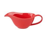 YIXIN2013SHOP Salsiera Squisita Barca sugo in Ceramica, Stile Rosso e Nero Due Stili tra Cui Scegliere, la Barca Salsa è Resistente e Facile da Pulire Salsiera in Porcellana (Color : Red)