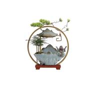 yixinzi-2024 Fontana da Interno Fontana a Cascata for Interni con Luce LED e Porta incenso, Decorazione for la Meditazione for L'Ufficio Domestico Fontana a Cascata
