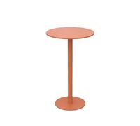 yixinzi-2024 Tavoli da bar Moderno tavolo rotondo in ferro for interni/esterni, da bar alto for camper, patio, catering, feste, eventi commerciali(Orange)