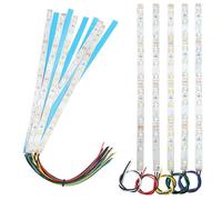 YIXISI 10 Pezzi 200mm Pre Cablato Striscia LED SMD, 2335 SMD LED, Modellismo LED, Luce Autoadesiva 12-18V, Bianco/Rosso/Giallo/Blu/Verde