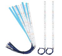 YIXISI 10 Pezzi 200mm Pre Cablato Striscia LED SMD, 2335 SMD LED, Modellismo LED, Luce Autoadesiva 12-18V, Blu