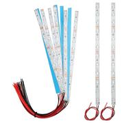 YIXISI 10 Pezzi 200mm Pre Cablato Striscia LED SMD, 2335 SMD LED, Modellismo LED, Luce Autoadesiva 12-18V, Rosso