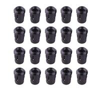 YIXISI 100pcs 3mm LED Porta Clip in Plastica, Portalampada Diodo, Supporti per Lampada a Sospensione (Nero)