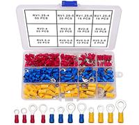 YIXISI 245 Pezzi Ring Connettori Elettrici Set, Isolati Capicorda Elettrici Crimp, Crimpatrice Crimp Terminale Set
