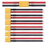 YIXISI 3 Paia XT60 Connettore Maschio Femmina, XT60 Connettore Spina con Cavo di Silicone 100mm 12AWG, per Batteria Lipo FPV Drone