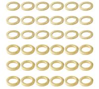 YIXISI 36 Pezzi 10.2x15x1/2 mm Rondelle per Cerniere Porte, Ottone | Anelli per Cerniere per Porte, Anelli per Porte Camera Rondelle, Rondelle Della Porta, per Cerniere Porte