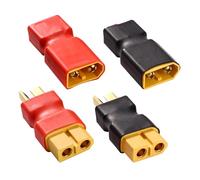 YIXISI 4 Pezzi T-Plug a XT60 Spina Connettore Adattatore, Maschio T-Plug a Femmina XT60 Adattatore Connettore e Maschio XT60 a Femmina T-Plug Adattatore Connettore, per Batteria RC Drone LiPo