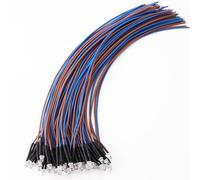 YIXISI 40 Pezzi 3mm Diodo ad Emissione Luminosa LED, 12V 20cm Luce a Diodi LED Precablata, Diodi Pre-Cablati, Blu Ghiaccio