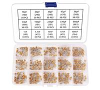 YIXISI 450 Pezzi 15 Valori 10pF-100nF 50V Kit Assortimento Condensatori Ceramici, Condensatore Ceramica Monolitico Multistrato