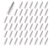 YIXISI 50 Pezzi 25x5 mm Mensole Supporto Cilindrico, Supporti Ripiani Armadio Supporto Mensole Staffe, per Mobili da Cucina