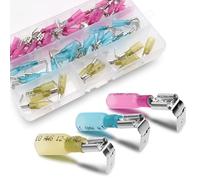 YIXISI 60 Pezzi Kit di Connettori Termorestringenti, Terminali a Crimpare Termorestringenti, Terminali per Cavi Elettrici Multiuso Impermeabili, Connettori Forcella Piggyback, 22-10 AWG