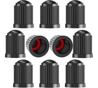 YIXUEERWSY 10 Pezzi Tappi Antipolvere per valvole dei Pneumatici in plastica con Anello di Tenuta per Mini Clubman 2 (II) F54 I 2015-2024,Coperture Valvola Resistenti