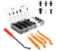 YIXUEERWSY 100 Pezzi Rivetti in Plastica per Auto con Remover per Audi A3 Sportback 4 (IV) 8Y S-Line I 2020-2024,Sei Tipi Rivetti Plastica Fissaggio del Paraurti Cappuccio Porta