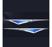 YIXUEERWSY 2 Pezzi 3D Metallo Adesivi Parafango Auto Adatto per Renault Austral E-Tech Hybrid/Espace VI/Rafale 2022 2023 2024, Emblema Laterale Lega di Zinco Decorazione Sportiva Accessori Esterni