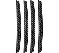 YIXUEERWSY 4 Pezzi Fibra di Carbonio Paracolpi Portiere Auto per MG HS Trophy 2024 2025, Paracolpi Laterali Decorativi per Paraurti e Sportelli Veicolo