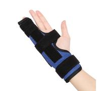 YiYame stecca dito mano, tutore mignolo mano destra e sinistra, tutore dito a scatto per anulare e mignolo, stecca per dito rotto, frattura del pugile, nervo ulnare, artrite, ferita, metacarpo, L