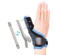 YiYame tutore pollice a scatto, tutore pollice destro e sinistro, tutore per rizoartrosi per tendinite di Dequervain, pollice rotto, distorsione, artrite, supporto per il pollice, S/M